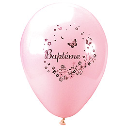 Déco bapteme - Ballon colombe - Ballon pour bapteme enfant