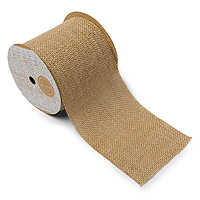 La Bobine Ruban Toile de Jute Naturelle 10cm x 5m