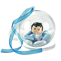 Boules Pvc Bébé Style BD Contenant avec Dragées x5