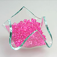 Boite Perles de Pluie de Décoration Fuchsia