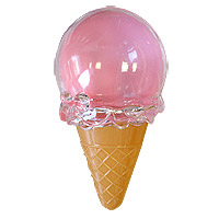 Le Cornet à Glace Pvc Contenant x1