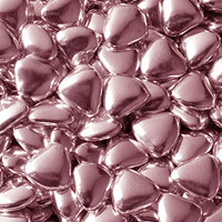 Dragées Petits Coeurs Chocolat Rose Gold 250gr