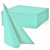 Grandes Serviettes Papier Vert Jade x40