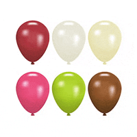 10 PETITS Ballons Nacrés 12cm
