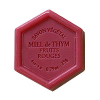 Savon Végétal Miel Fruits Rouges Hexagonal 25g